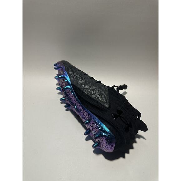 Under Armour Blur Smoke 2.0 MC Suede Football Cleats Men's 13 Black 3027978-001 - Picture 2 of 6